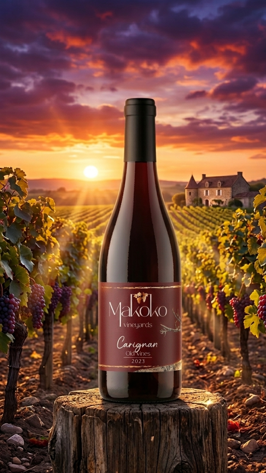 קריניאן על רקע כרמים